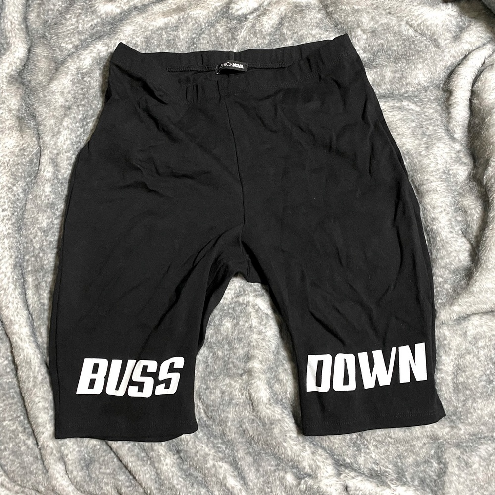 Buss Down Biker Shorts | Adult Medium